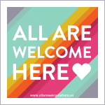 All are welcome here.